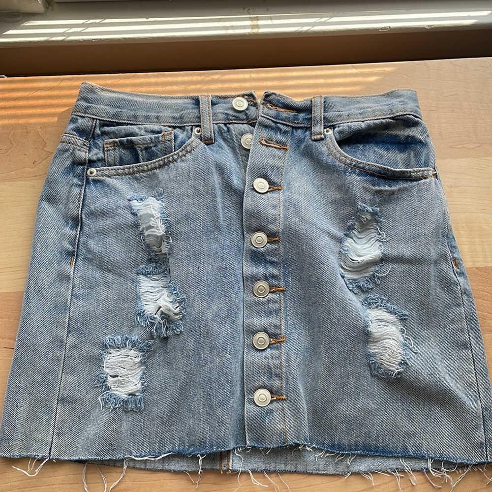 Lulus Denim Skirt